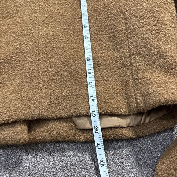 ASTR THE LABEL Camel Cropped Jacket Women's Size XL Brown - Wool Blend - Picture 2 of 8